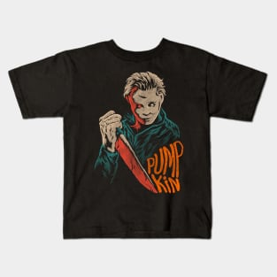 Killer pumpkin Halloween Kids T-Shirt